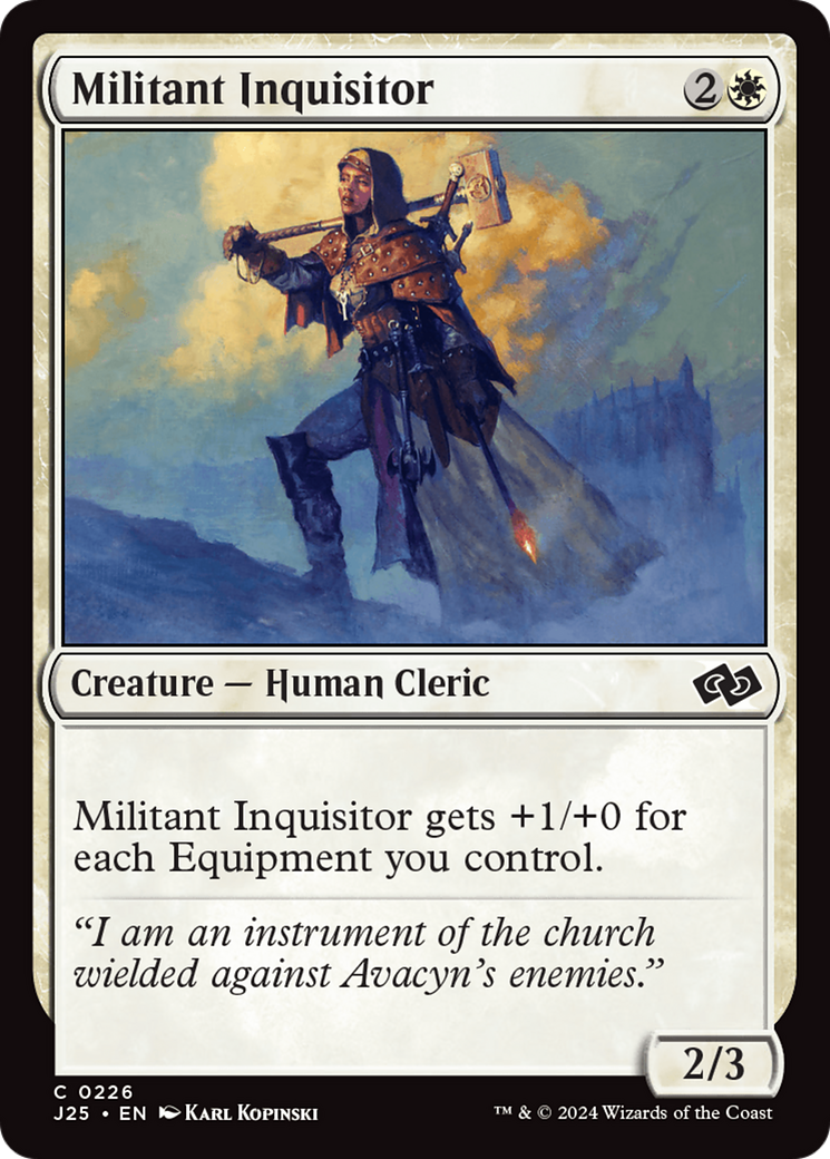 Militant Inquisitor [Foundations Jumpstart] | Good Games Modbury