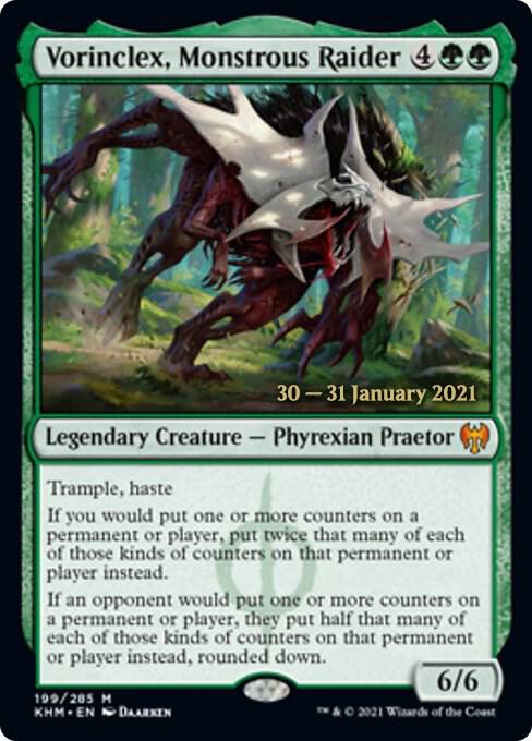 Vorinclex Monstrous Raider 199s/1 (Prerelease Cards)  - Foil | Good Games Modbury