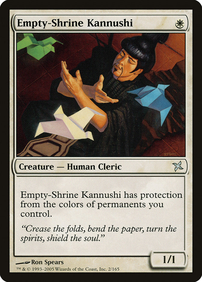 Empty-Shrine Kannushi 2/165 (Betrayers of Kamigawa)  | Good Games Modbury