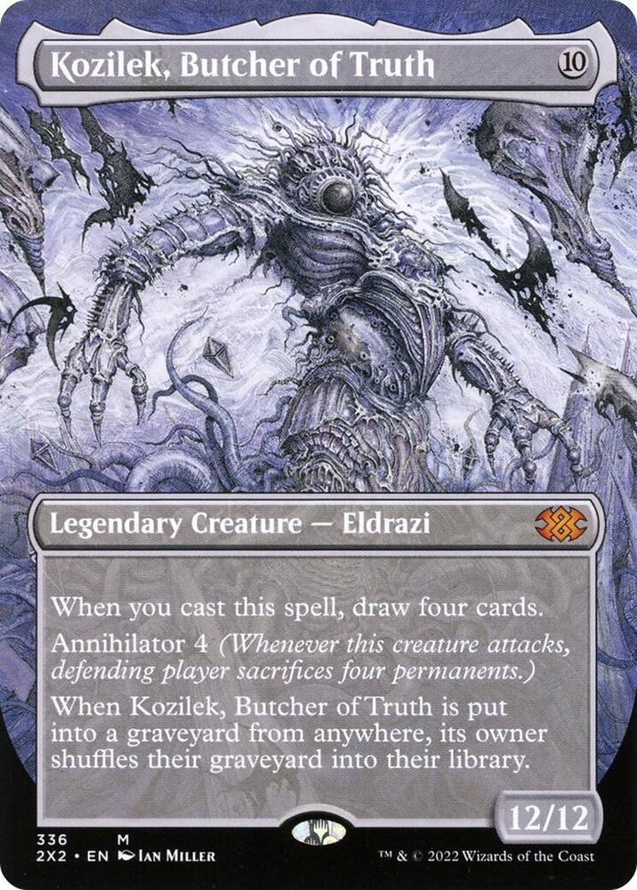 Kozilek Butcher of Truth Borderless 336/331 (Double Masters 2022)  - Foil | Good Games Modbury