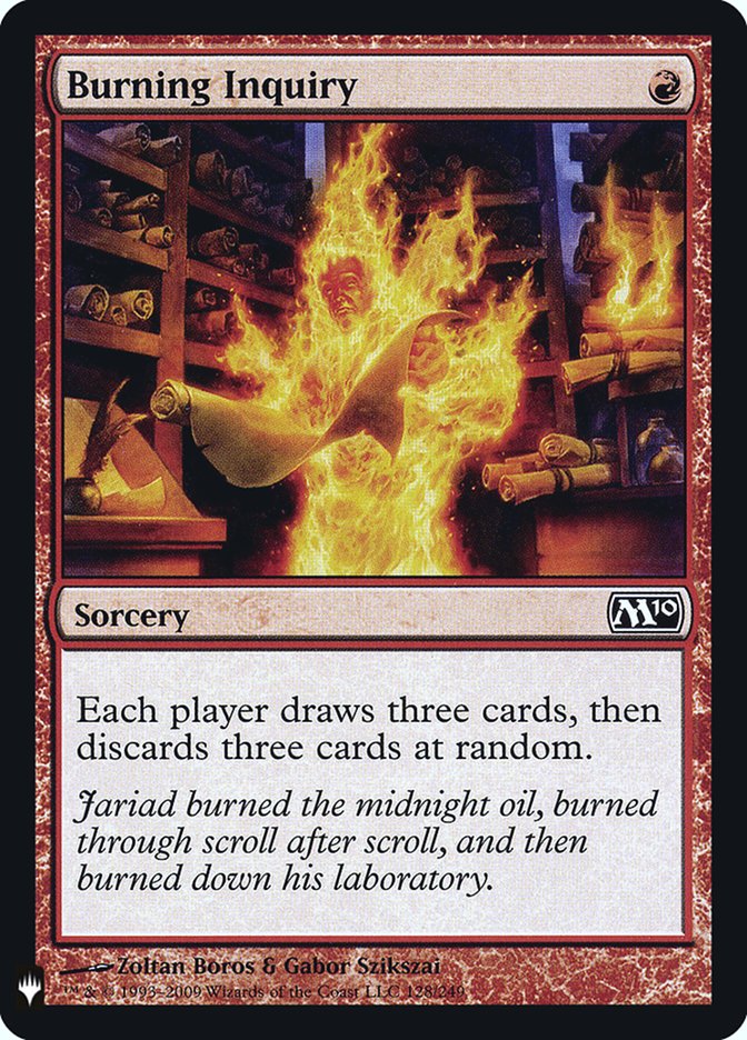 Burning Inquiry [Mystery Booster] | Good Games Modbury