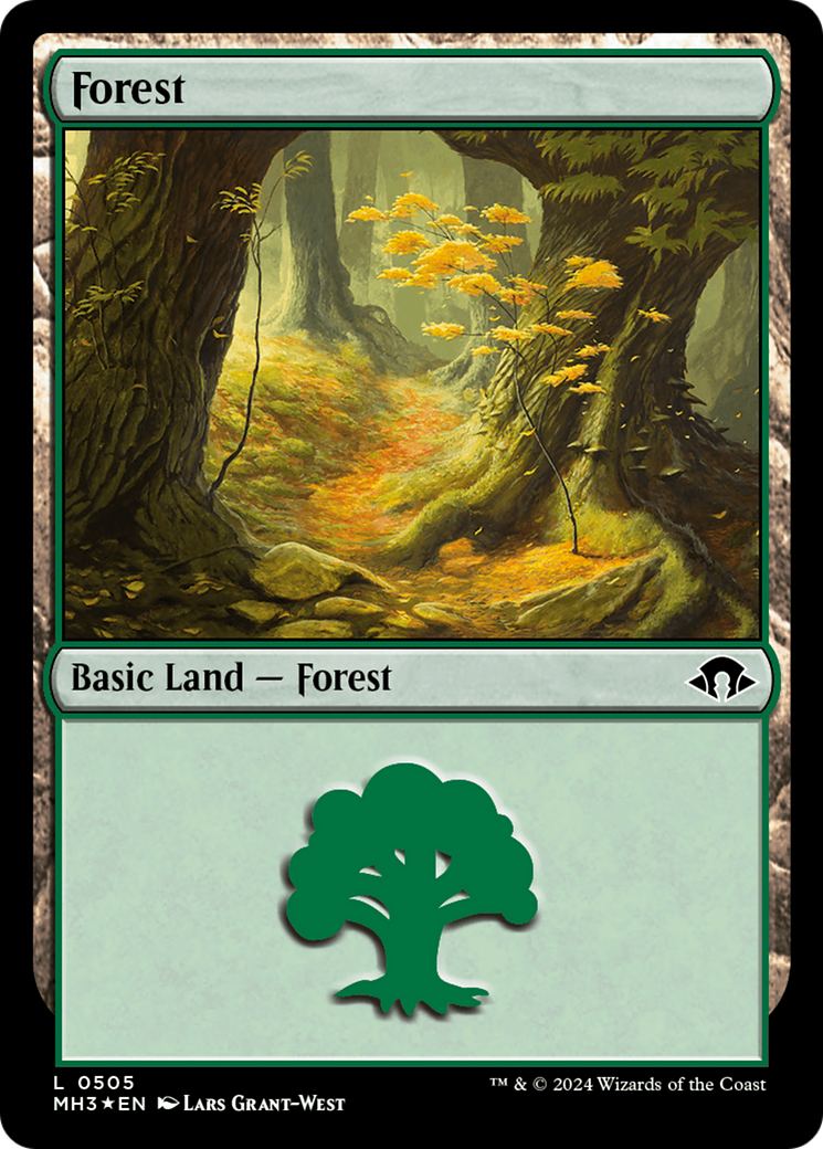 Forest (0505) (Ripple Foil) [Modern Horizons 3] | Good Games Modbury