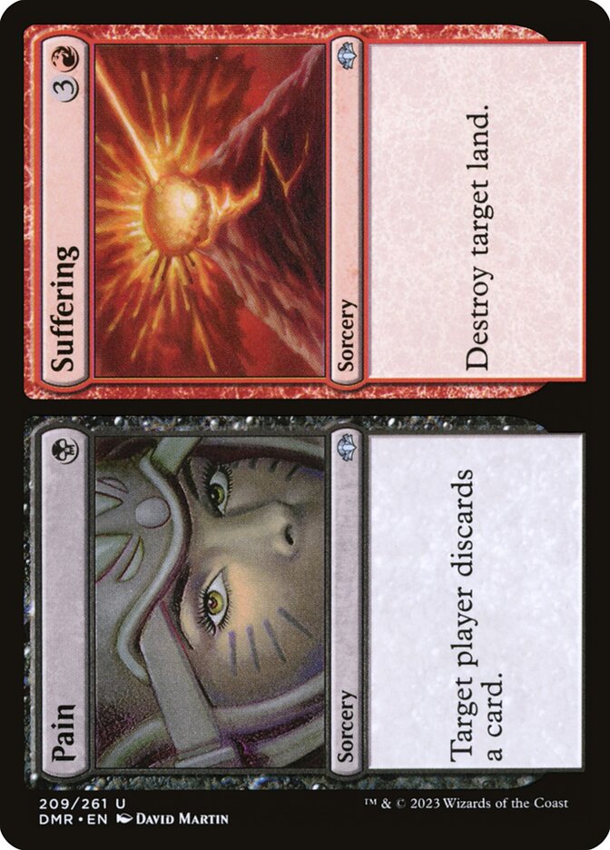 Pain // Suffering 209/261 (Dominaria Remastered)  - Foil | Good Games Modbury