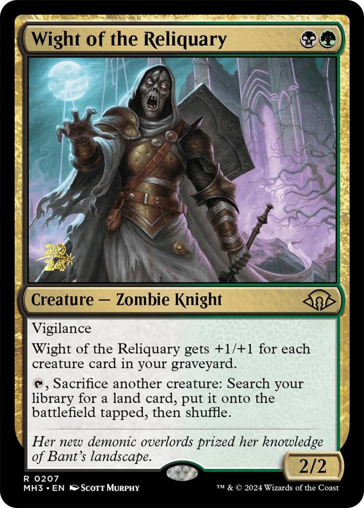 Wight of the Reliquary 207s/90 (Prerelease Cards)  - Foil | Good Games Modbury