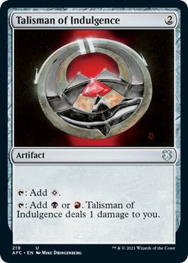 Talisman of Indulgence 219/62 (Commander: Adventures in the Forgotten Realms)  | Good Games Modbury