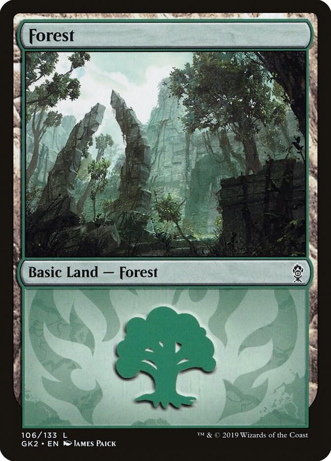 Forest 106 106/133 (Ravnica Allegiance: Guild Kits)  | Good Games Modbury