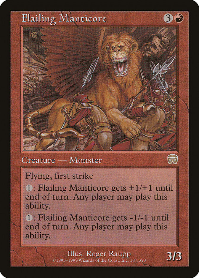 Flailing Manticore [Mercadian Masques] | Good Games Modbury