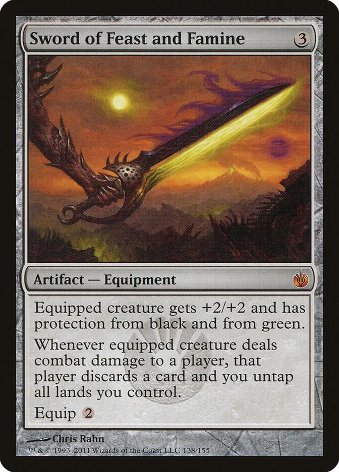 Sword of Feast and Famine 138/155 (Mirrodin Besieged)  - Foil | Good Games Modbury