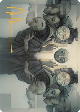 Vesuvan Duplimancy Art Card Gold Stamped Signature 19 (Art Series: Dominaria United)  | Good Games Modbury