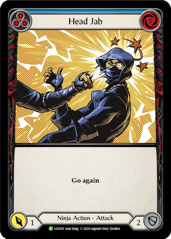 Head Jab (Blue) [LGS019] (Promo)  Rainbow Foil | Good Games Modbury