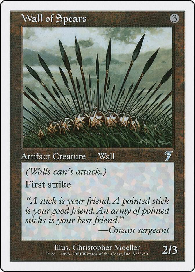 Wall of Spears 323/350 (7th Edition)  | Good Games Modbury