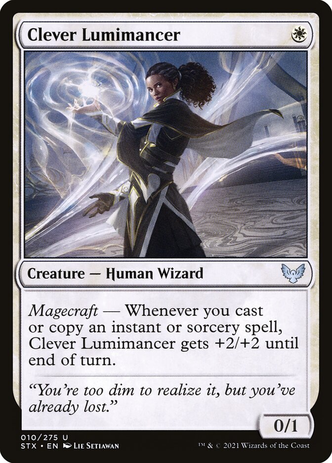 Clever Lumimancer 10/275 (Strixhaven: School of Mages)  - Foil | Good Games Modbury
