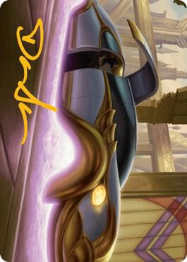 Mysterious Limousine Art Card Gold Stamped Signature 6 (Art Series: Streets of New Capenna)  | Good Games Modbury