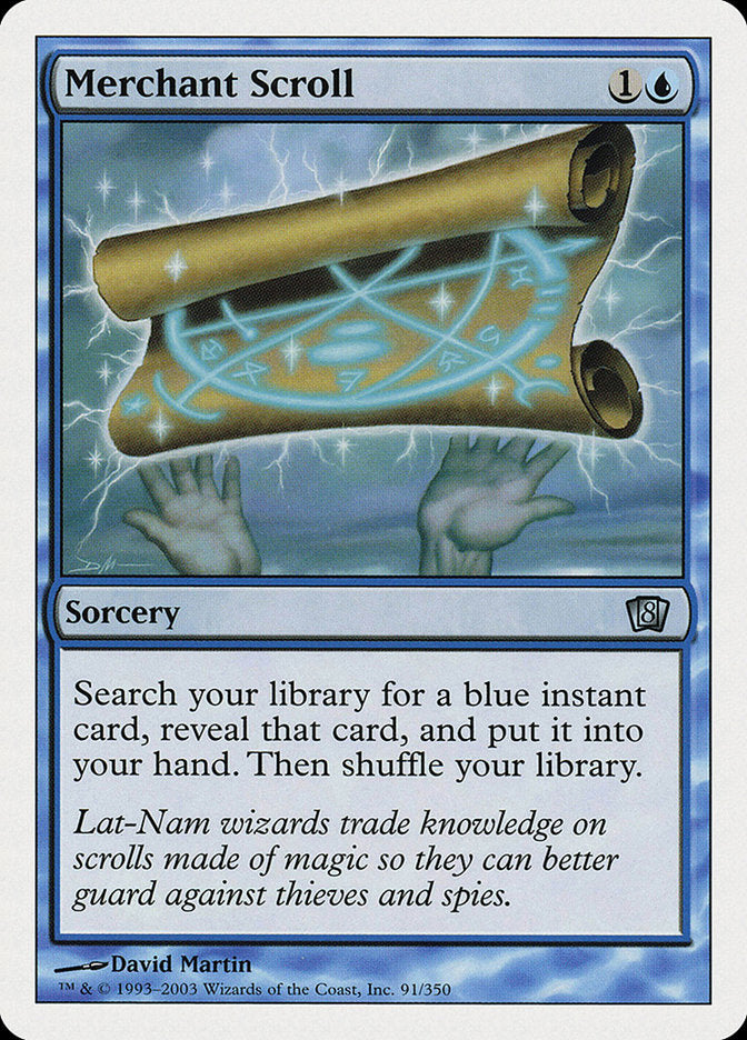 Merchant Scroll (8th Edition) [Oversize Cards] | Good Games Modbury
