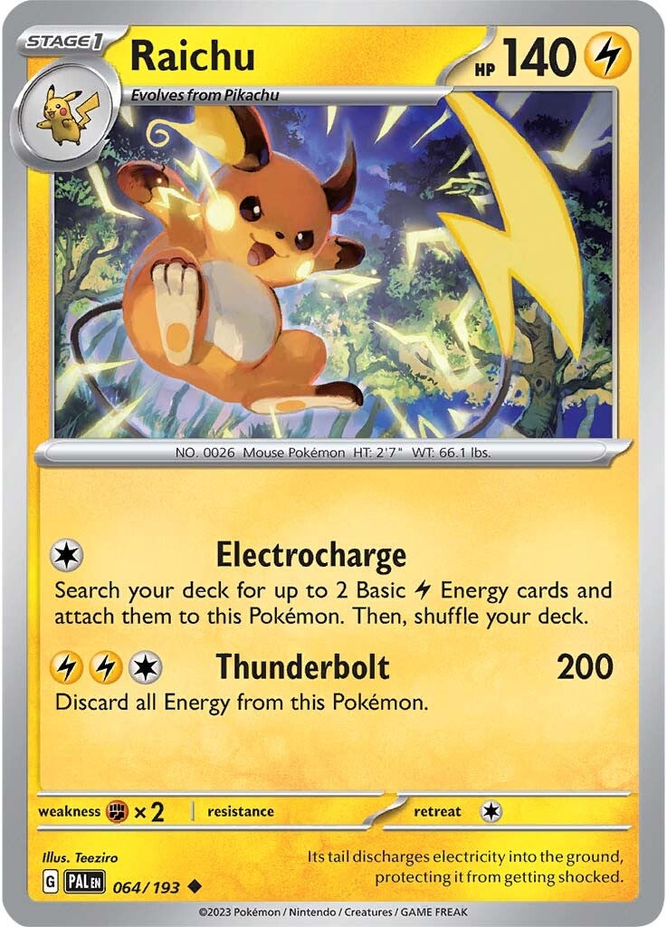 Raichu (064/193) [Scarlet & Violet: Paldea Evolved] | Good Games Modbury