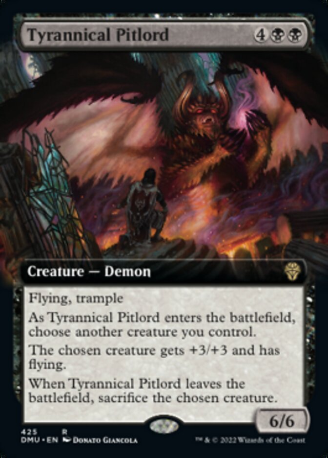 Tyrannical Pitlord (Extended Art) [Dominaria United] | Good Games Modbury