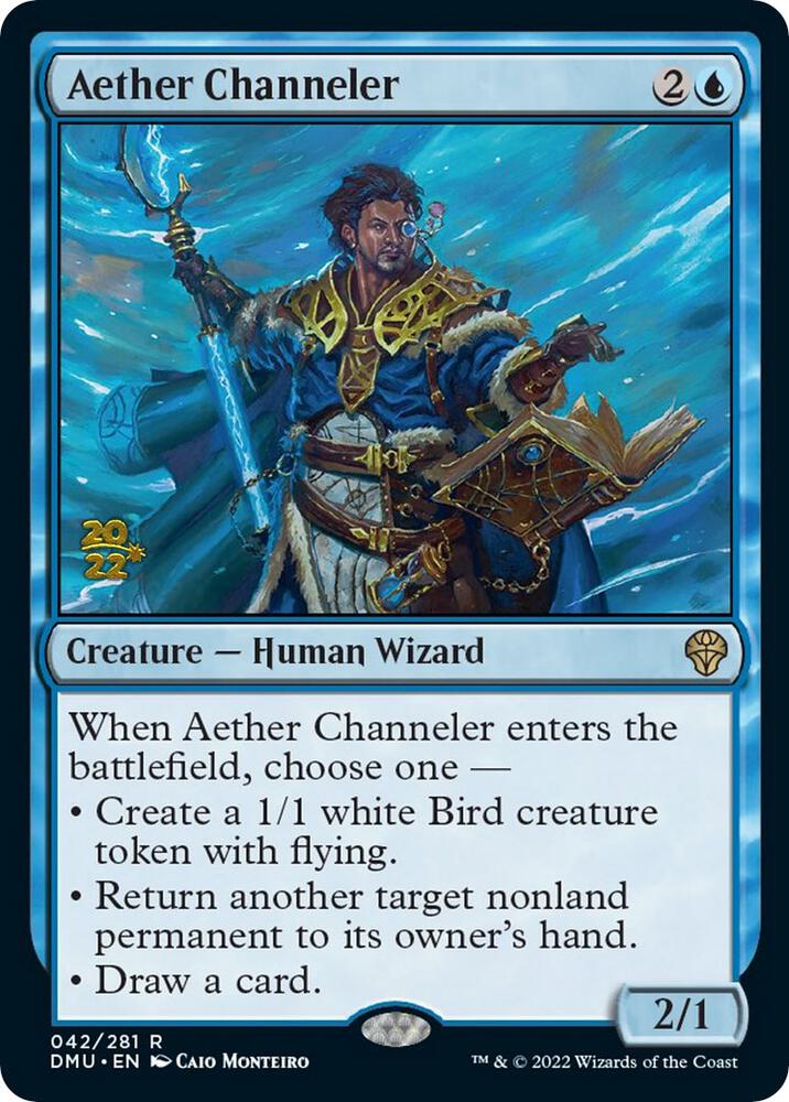 Aether Channeler 42s/161 (Prerelease Cards)  - PreRelease Foil | Good Games Modbury