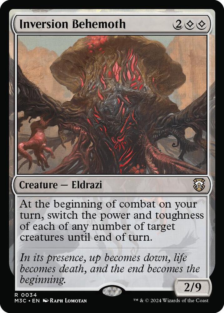 Inversion Behemoth 34/411 (Commander: Modern Horizons 3)  - Ripple Foil | Good Games Modbury