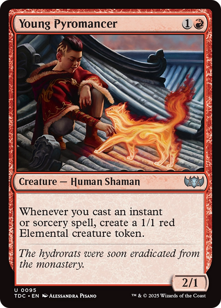 Young Pyromancer [Tarkir: Dragonstorm Commander] | Good Games Modbury