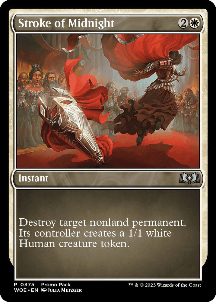 Stroke of Midnight 375 (Promo Pack: Wilds of Eldraine)  - Foil | Good Games Modbury