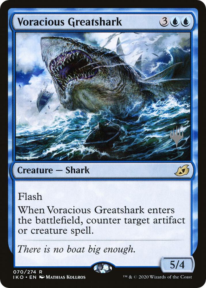 Voracious Greatshark 70 (Promo Pack: Ikoria)  - Foil | Good Games Modbury