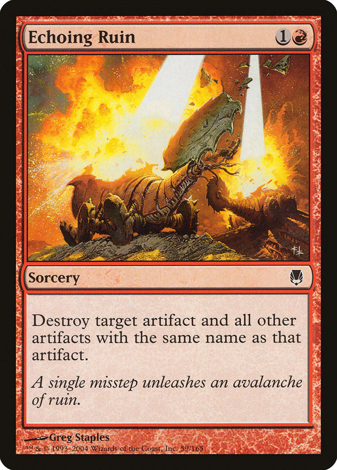 Echoing Ruin 59/165 (Darksteel)  - Foil | Good Games Modbury