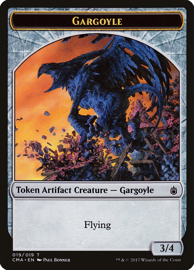 Gargoyle Token [Commander Anthology Tokens] | Good Games Modbury