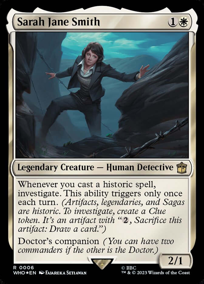 Sarah Jane Smith 6/331 (Universes Beyond: Doctor Who)  - Foil | Good Games Modbury
