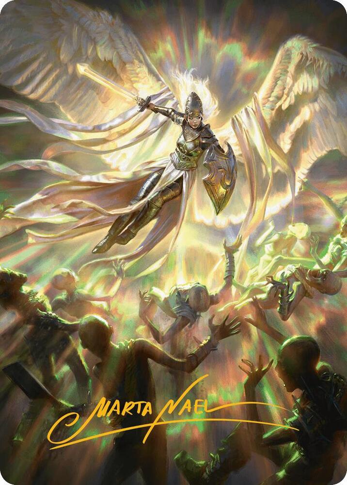 Vanquish the Horde Art Card Gold Stamped Signature 4 (Art Series: Innistrad Remastered)  | Good Games Modbury