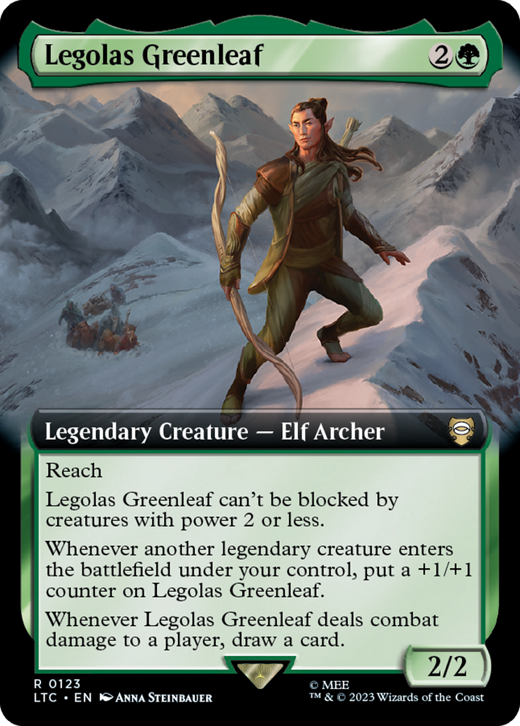 Legolas Greenleaf (Extended Art) [The Lord of the Rings: Tales of Middle-Earth Commander] | Good Games Modbury