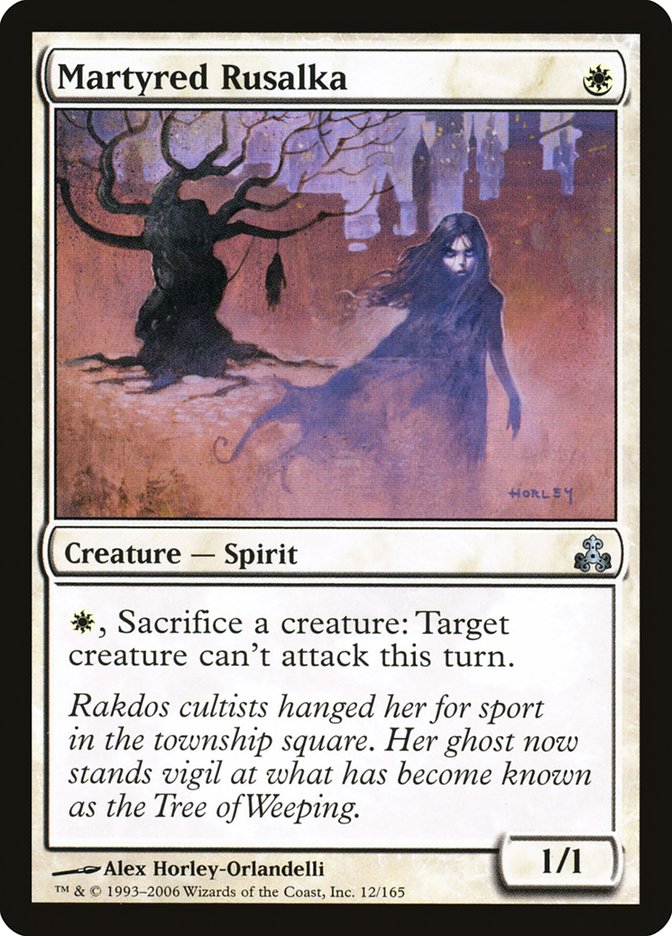 Martyred Rusalka 12/165 (Guildpact)  - Foil | Good Games Modbury
