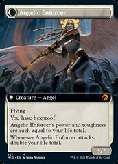 Enduring Angel // Angelic Enforcer (Extended Art) [Innistrad: Midnight Hunt] | Good Games Modbury