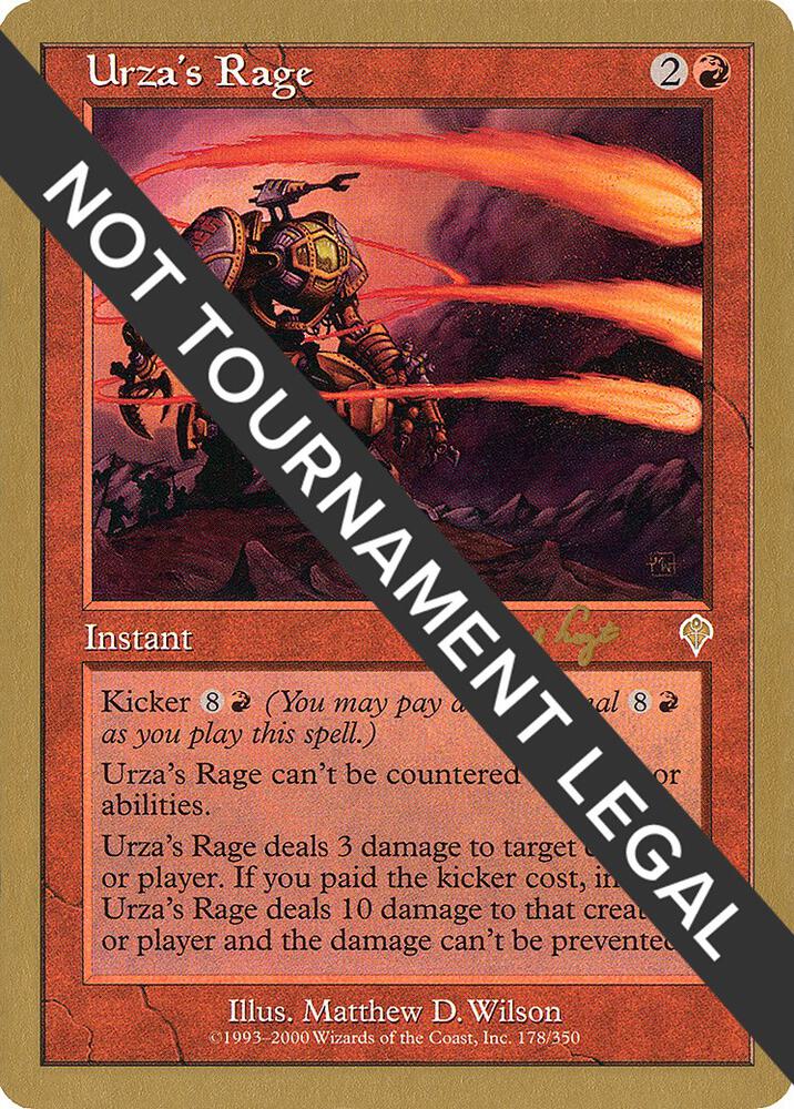 Urzas Rage 2001 Tom van de Logt INV tvdl178/138 (World Championship Decks)  | Good Games Modbury
