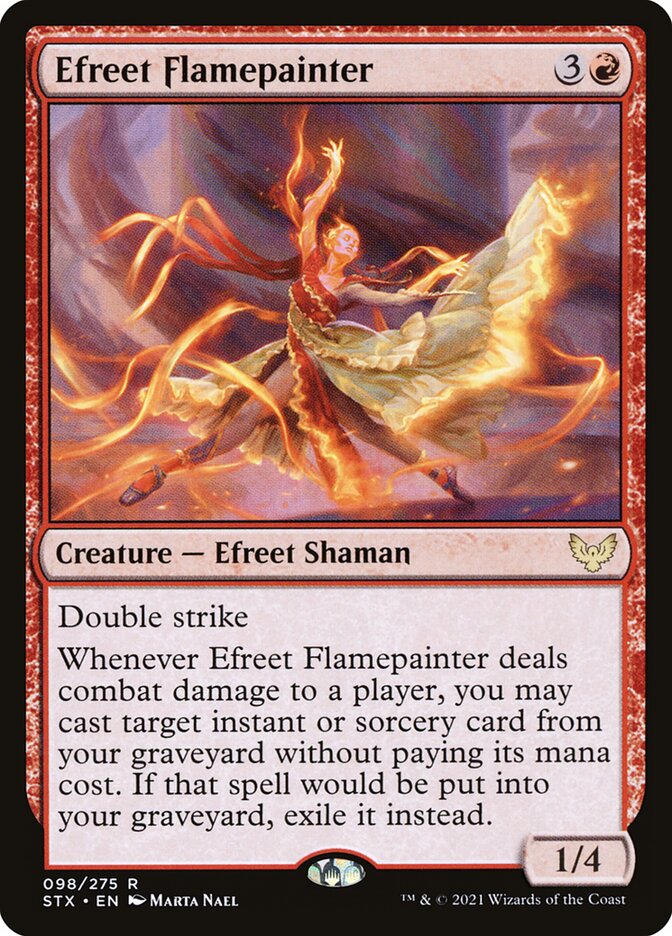 Efreet Flamepainter 98/275 (Strixhaven: School of Mages)  | Good Games Modbury