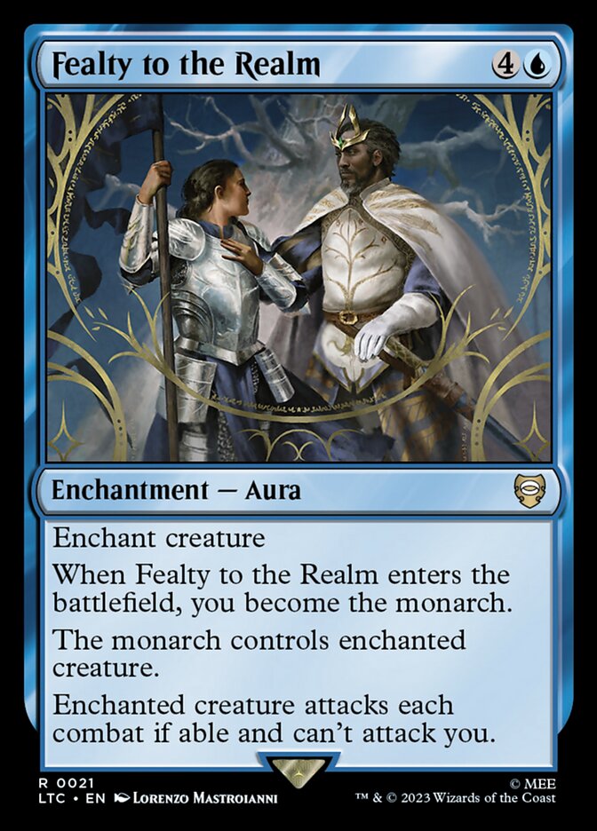 Fealty to the Realm 21/347 (Commander: The Lord of the Rings: Tales of Middle-earth)  | Good Games Modbury