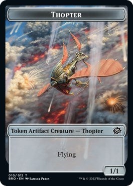 Myr // Thopter (010) Double-Sided Token [The Brothers' War Commander Tokens] | Good Games Modbury