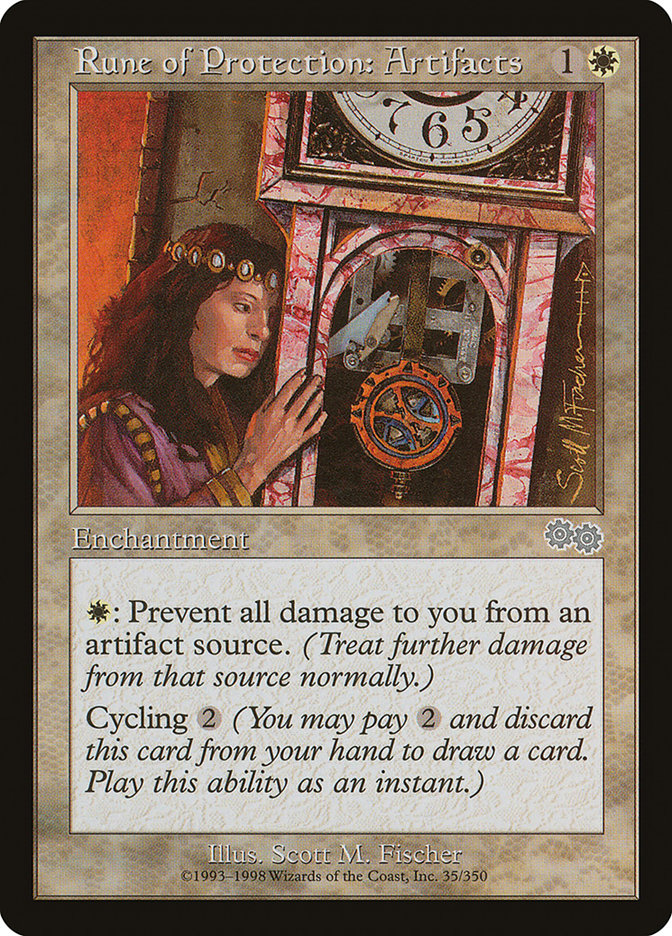 Rune of Protection: Artifacts 35/350 (Urza's Saga)  | Good Games Modbury