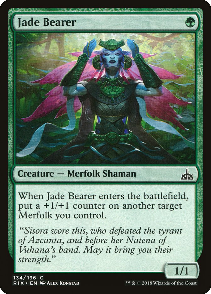 Jade Bearer 134/196 (Rivals of Ixalan)  | Good Games Modbury