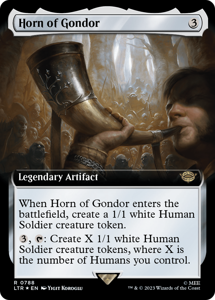 Horn of Gondor (Extended Art) (Surge Foil) [The Lord of the Rings: Tales of Middle-Earth] | Good Games Modbury