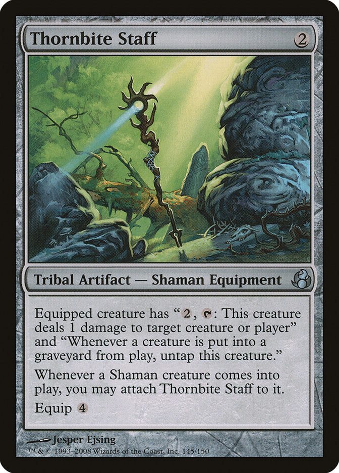 Thornbite Staff 145/150 (Morningtide)  - Foil | Good Games Modbury