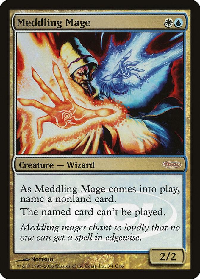 Meddling Mage 3/4 (Judge Promos)  - Foil | Good Games Modbury