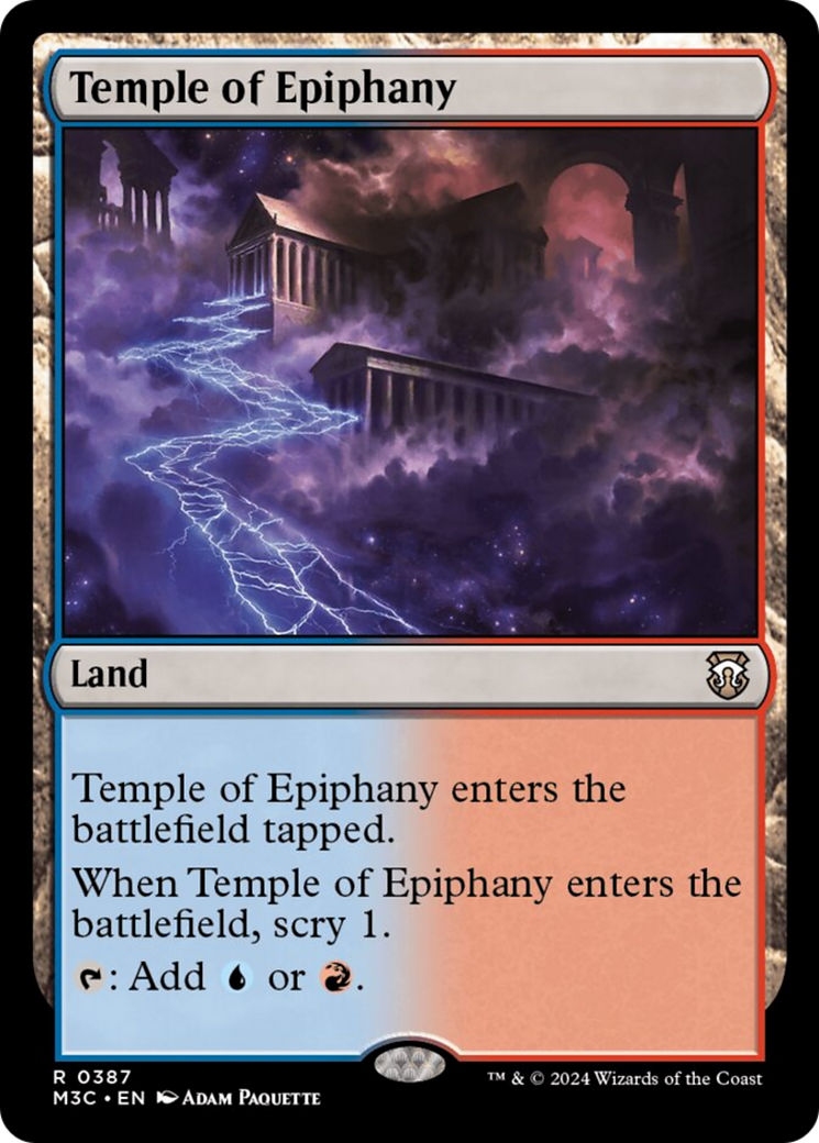 Temple of Epiphany [Modern Horizons 3 Commander] | Good Games Modbury