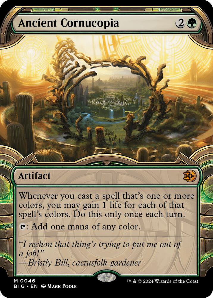 Ancient Cornucopia 46/30 (Outlaws of Thunder Junction: The Big Score)  - Showcase Foil | Good Games Modbury