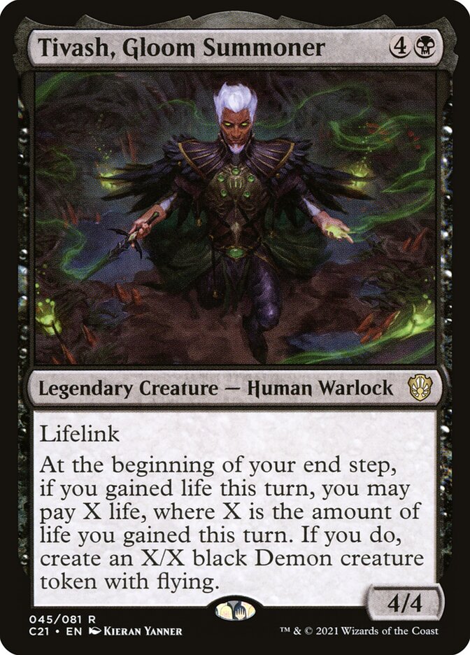 Tivash, Gloom Summoner 45/81 (Commander 2021)  | Good Games Modbury
