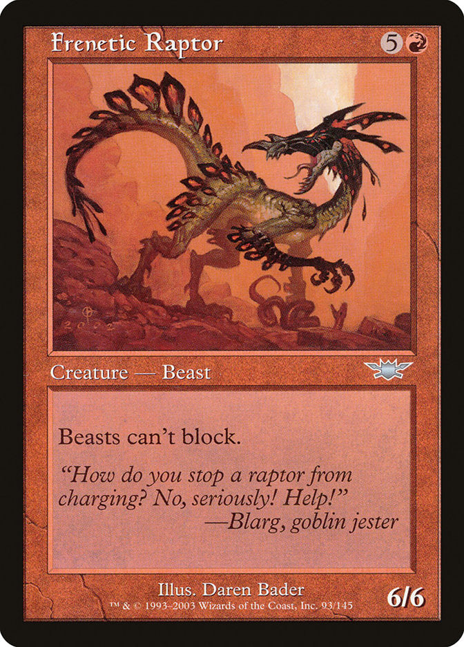 Frenetic Raptor 93/145 (Legions)  | Good Games Modbury