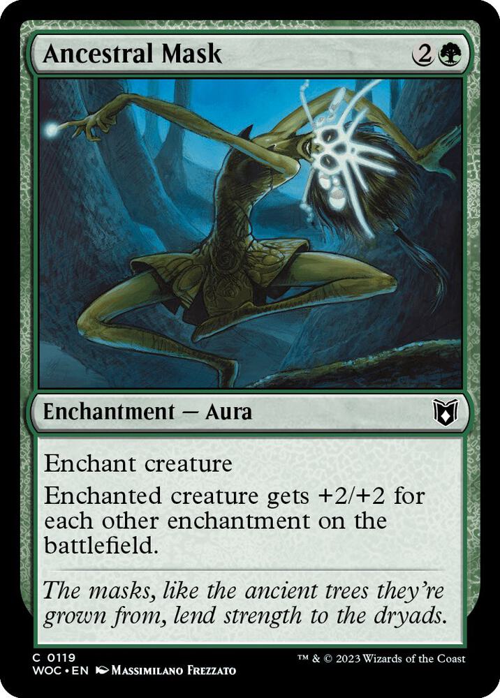 Ancestral Mask 119/173 (Commander: Wilds of Eldraine)  | Good Games Modbury