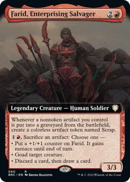 Farid Enterprising Salvager Extended Art 60/40 (Commander: The Brothers' War)  | Good Games Modbury