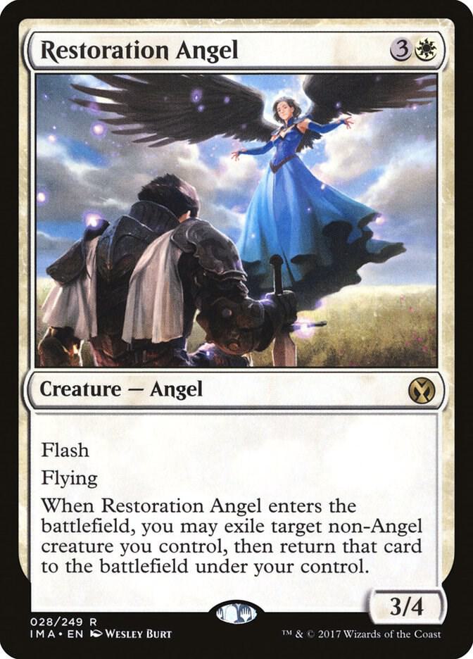 Restoration Angel 28/249 (Iconic Masters)  - Foil | Good Games Modbury