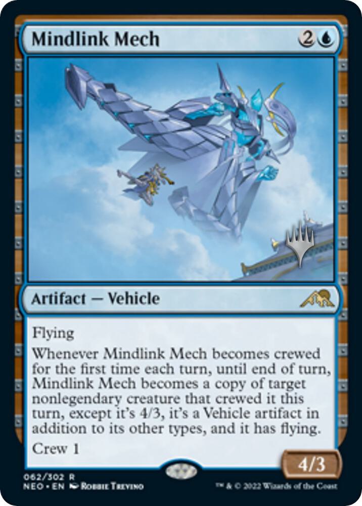 Mindlink Mech 62p/157 (Promo Pack: Kamigawa: Neon Dynasty)  - Foil | Good Games Modbury