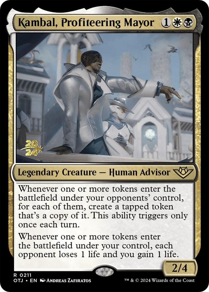 Kambal Profiteering Mayor 211s/160 (Prerelease Cards)  - Foil | Good Games Modbury